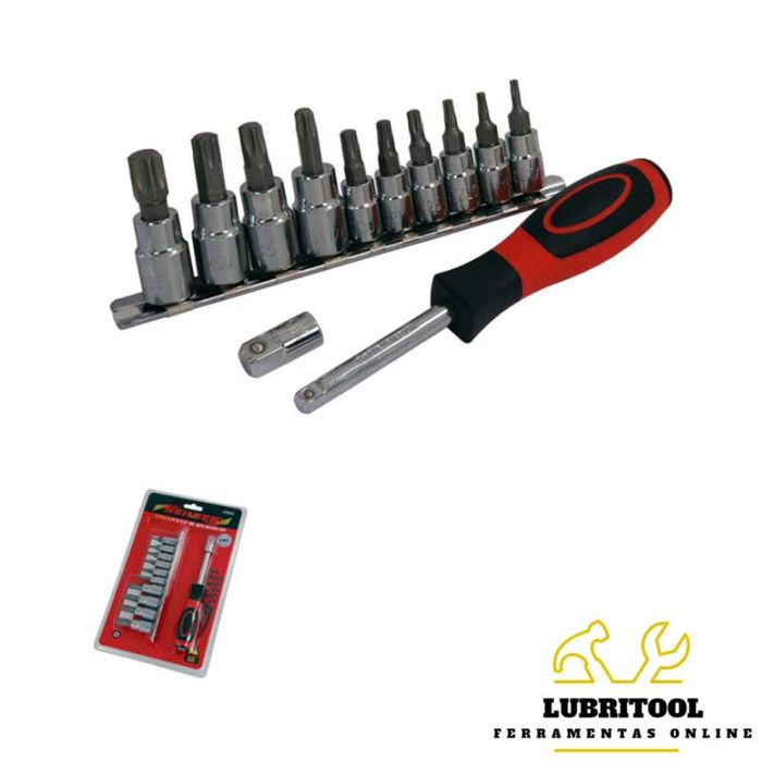 12-Piece Torx Socket Set + 1/4" and 3/8" Ratchet Wrench CT3242 | NEW64751701898881120