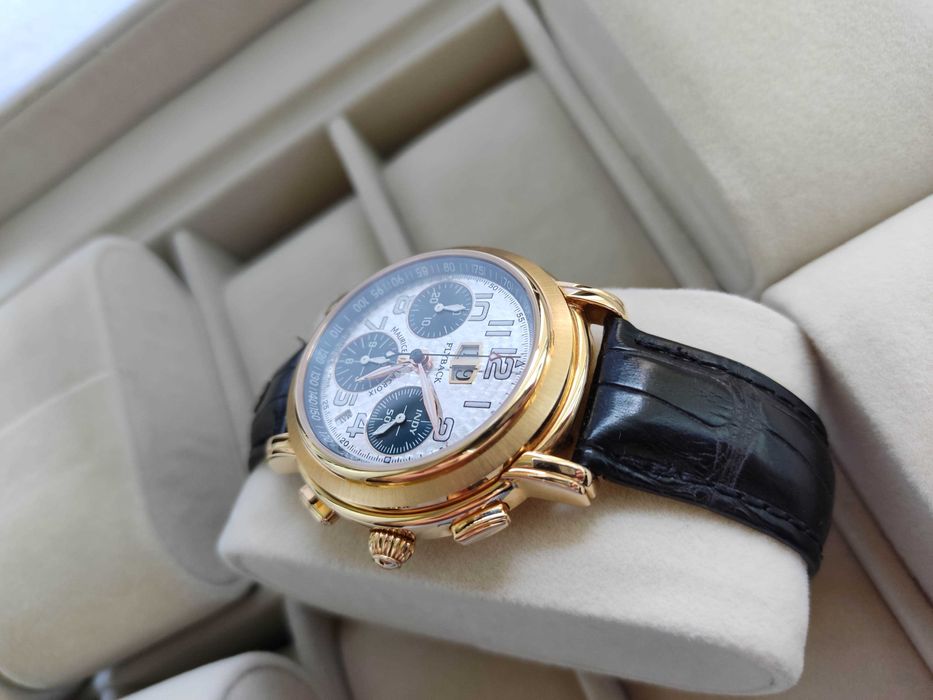 Maurice Lacroix Masterpiece Flyback gold 18K złoty Limited Edition 200