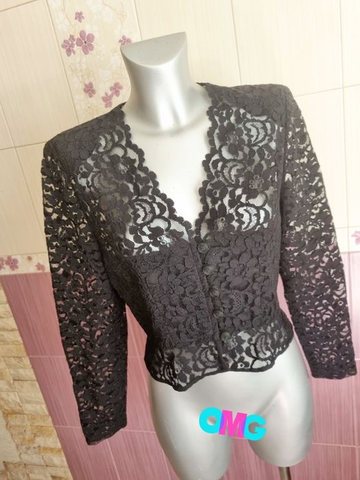 Винтажный английский кружевной пиджак корсет: 500 грн. - Товари для ...