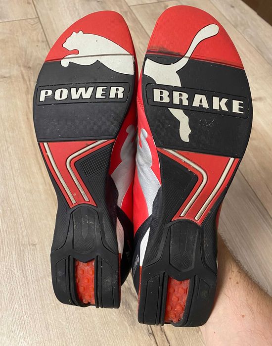 Кожаные кроссовки Puma Kart Racing