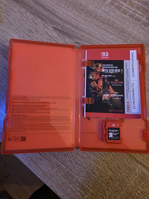 Metal Gear Solid Master colletion  vol 2 nintendo switch 2