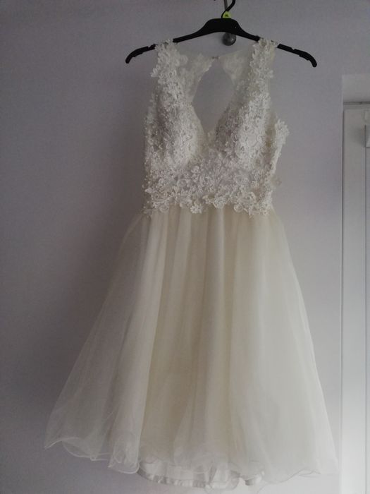 Krótka sukienka ślubna, suknia ślubna