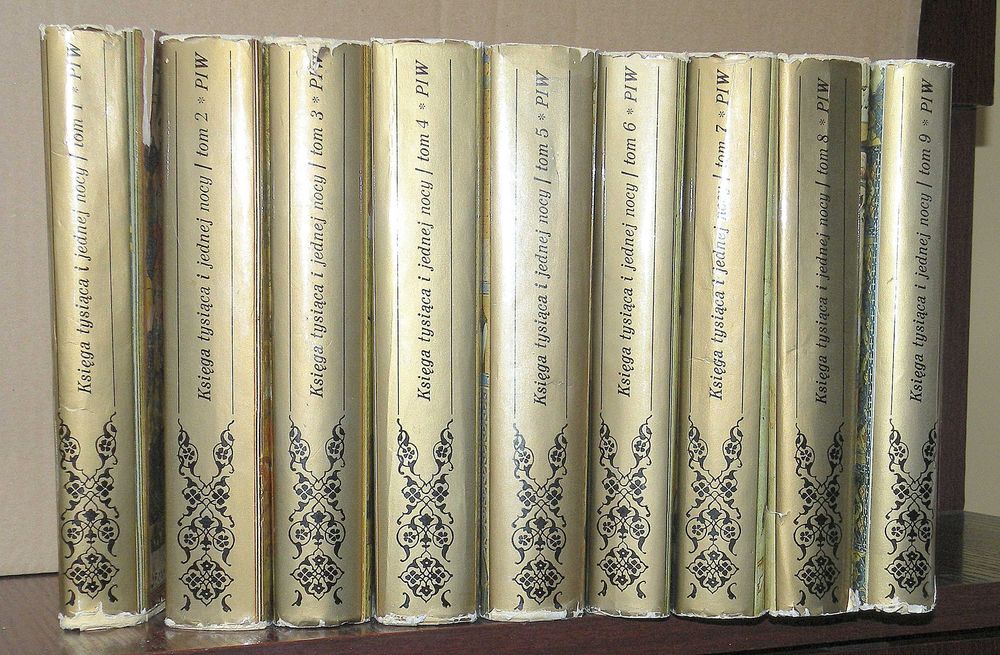Księga tysiąca i jednej nocy; 9 tomów, komplet, kolekcja Wrocław