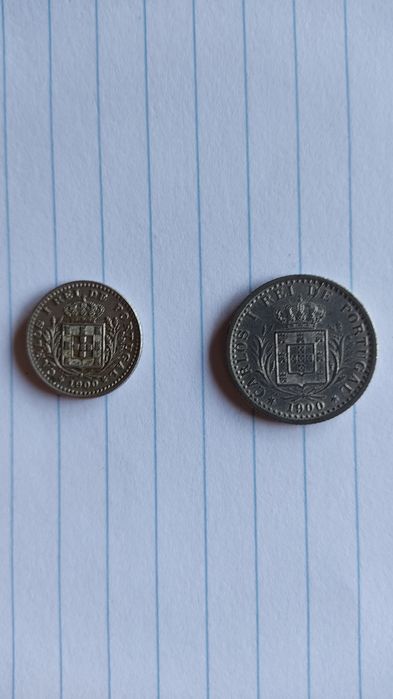 Lote de moedas antigas