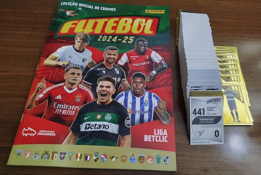 Coleção Completa Futebol 2024/25 (486 cromos por colar)