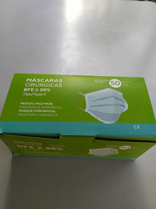 Mascaras de higiene e proteçao..