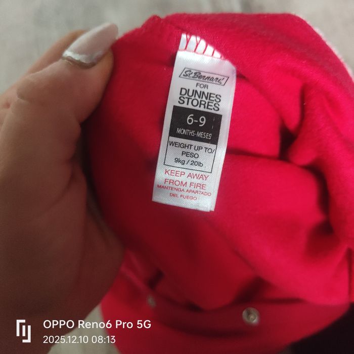 Pajacyk renifer unisex 6-9m