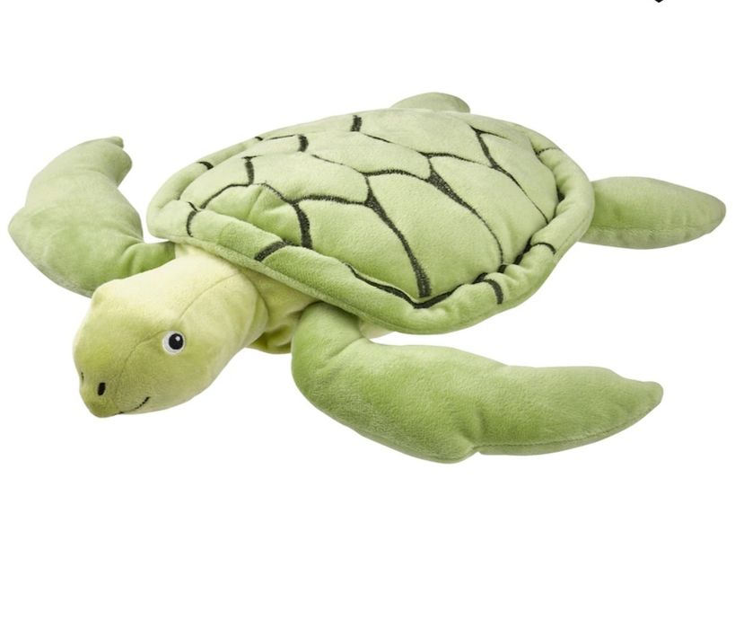 Peluche, tartaruga/verde, 44 cm