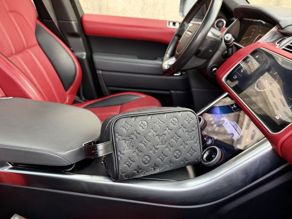 Косметичка LOUIS VUITTON барсетка сумка мужская черная