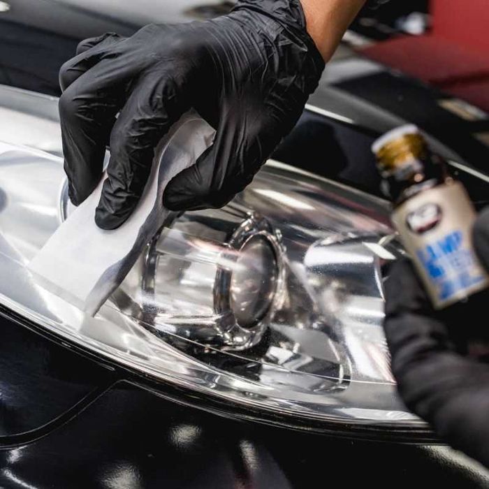 Паста полироль фар K2 Lamp Doctor, защита фар Lamp Protect - Польша K2