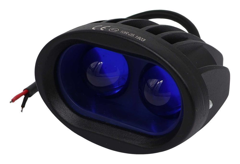 2x LAMPA STRUMIENIOWA Opryskiwacza Niebieska LED 2x10W 2000Lm [8854]