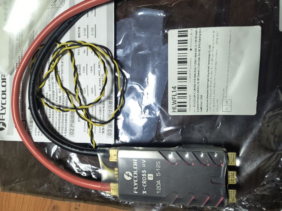 Esc flycolor x cross 120a 5-12s