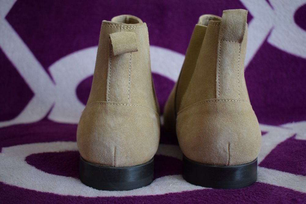 Beżowe sztyblety Zara, nowe, nieużywane, rozm. 45