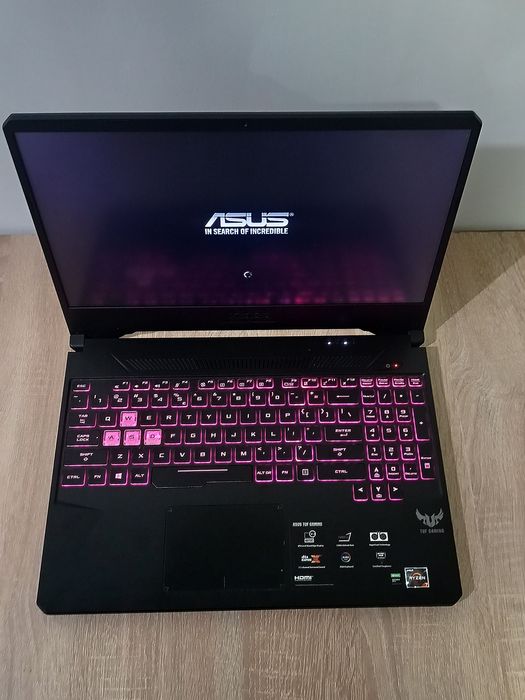 Asus Tuf Gaming. Super stan. Ryzen 7. Dwa dyski