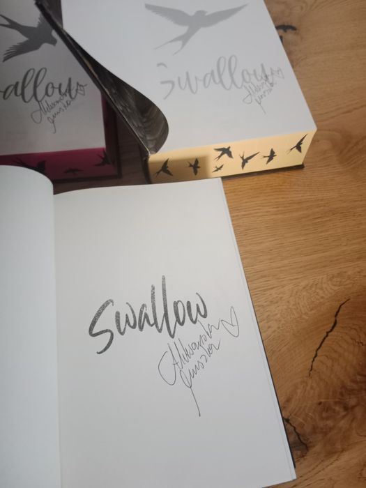 Trylogia Swallow Aleksandra Muraszka z autografem wyd. specjalne