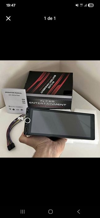 Rádio 1 dim 7 polegadasa