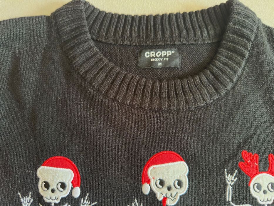 Sweter świąteczny Cropp, rozmiar M, Ugly sweter party, Body fit