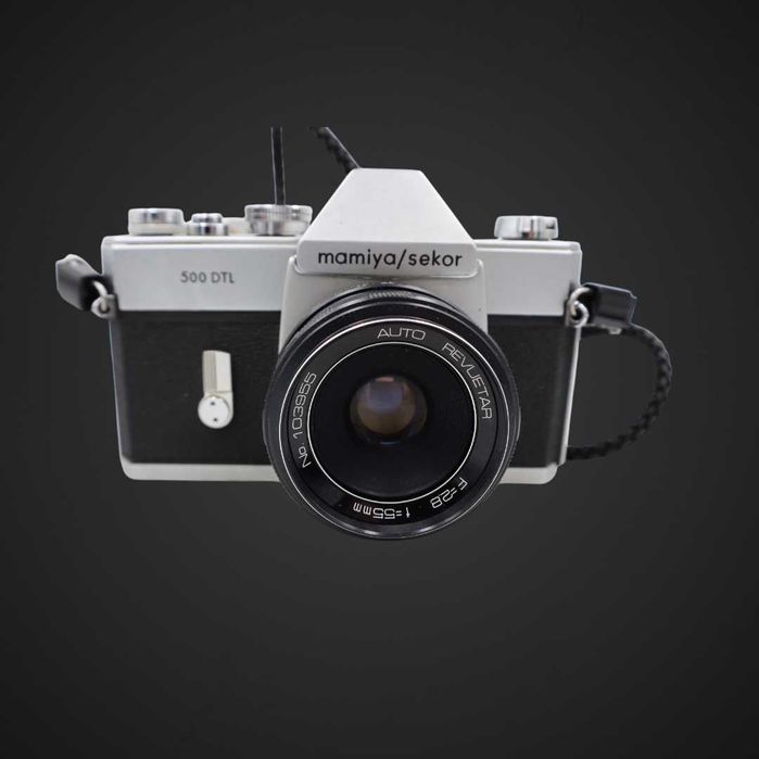Aparat analogowy Mamiya Sekor 500 DTL z obiektywem Revuenon b5/101874