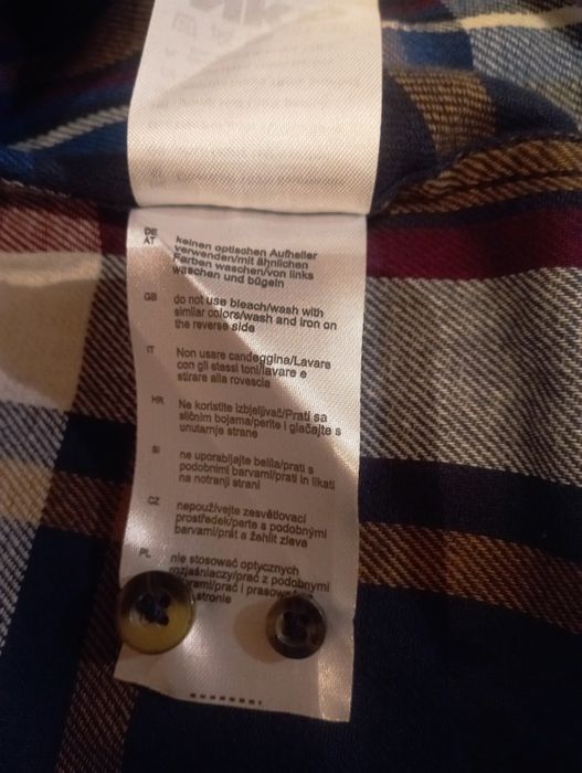 Сорочка(рубашка)НОВА байкова у клітину