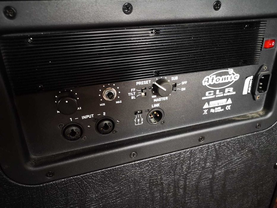 Coluna Amplificada FRFR - CLR Atomic de 500W