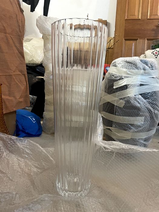 Conjunto de Jarras Único de Vidro ondulado