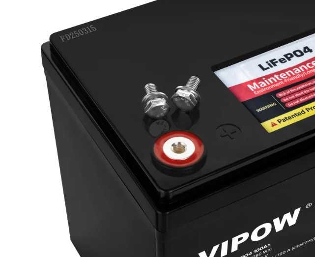 Акумулятор LiFePo4 Vipow 100 ah /Залізо Фосфатний акумулятор