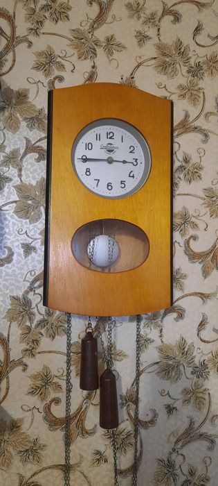 Часы настенные ручной работы 1978 г. и 50х гг. Состояние люкс.