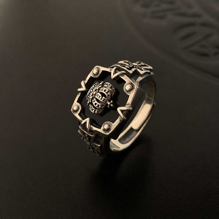 Кольцо из серебра 925, винтажное модное кольцо с короной