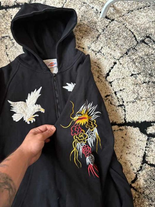 Bluza zip Hoodie Dickies Japan Drake smok oversize swag eagle japonia