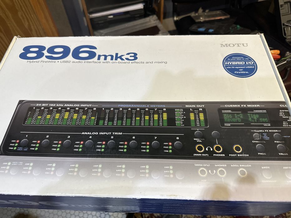 Interface de Áudio Motu 896MK3 – Como Nova64739397385601124