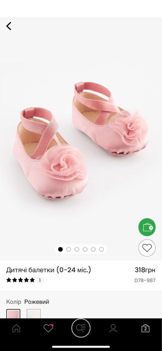 Туфельки для маленької принцеси