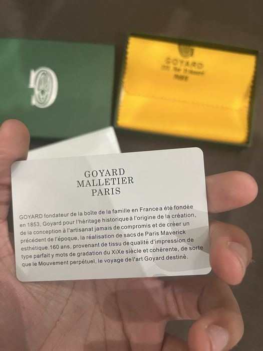 Carteira goyard branca