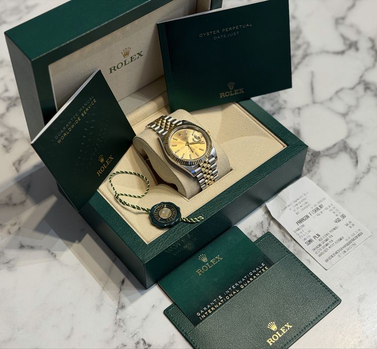 Rolex Datejust 41 mm złoto pr 750 gwarancja ROLEX FULL SET