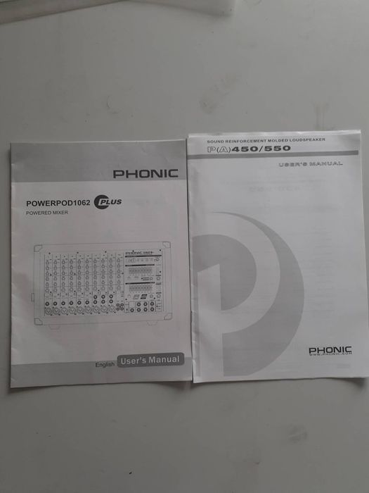 Активний мікшерный пульт Powerpod 1062 Plus+пасивна акустика Phoniс550