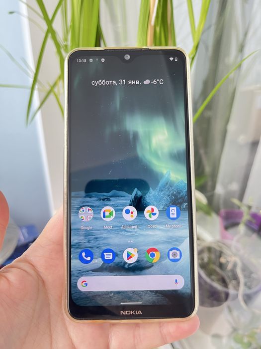 Смартфон 3 слота Nokia 7.2 4/64 Zeiss камера Ips экран Android one