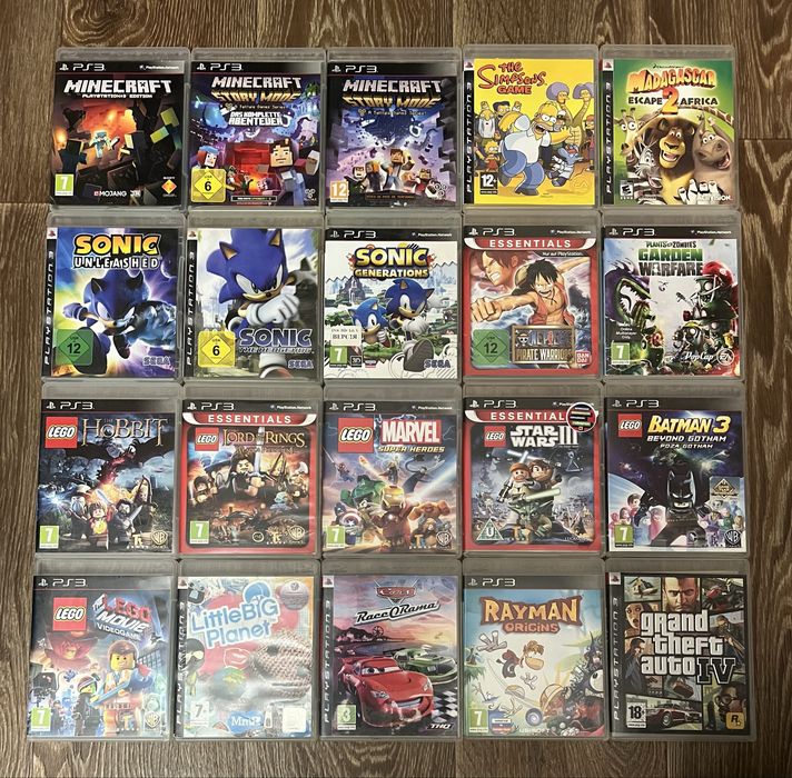 Диски Sony playstation 3 ps3 лицензия, игры.