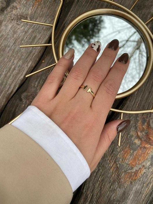 Кольцо женское Tiffany из желтого золота