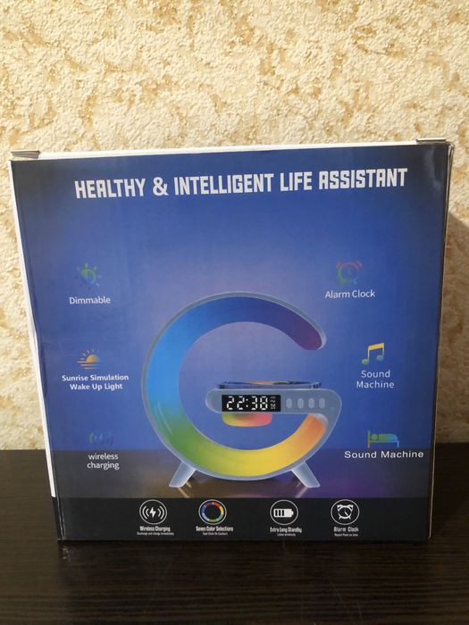 Розумна лампа колонка зарядка G