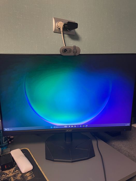 Готовый сетап из 2-х мониторов: Игровой Acer 180Hz + Стримерский Asus 24.5" (Pivot)