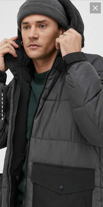 Куртка чоловіча s.Oliver, колір сірий, перехідний розмір S