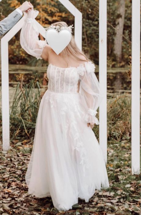 Suknia slubna boho magdalena popiel