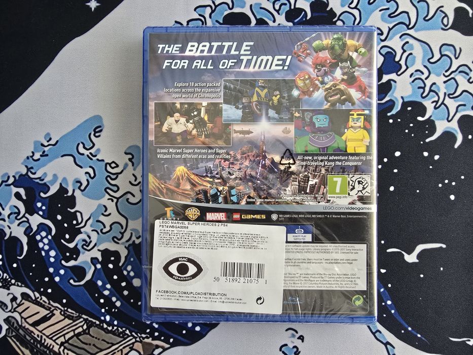 Jogo Lego Marvel Super Heroes Ps4 Selado