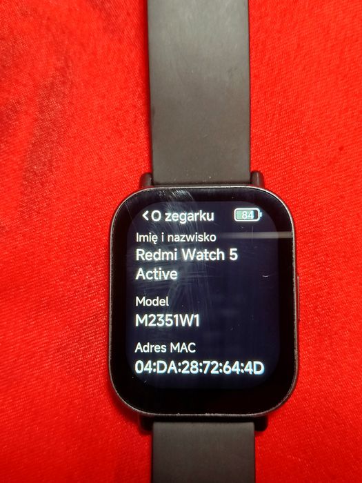 Smartwatch Redmi Watch 5 Active Black  - Okazja!