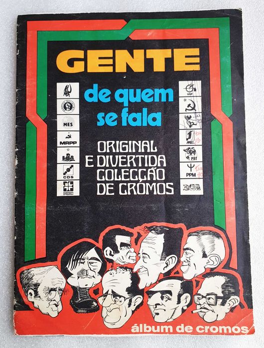 Antiga Caderneta Completa "Gente de quem se fala" ~  92 Cromos ~ RARA