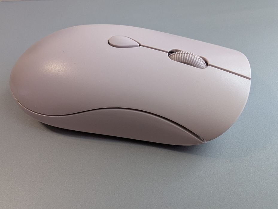 Бездротова миша Bluetooth 5.2 + 2.4G (рожевий)