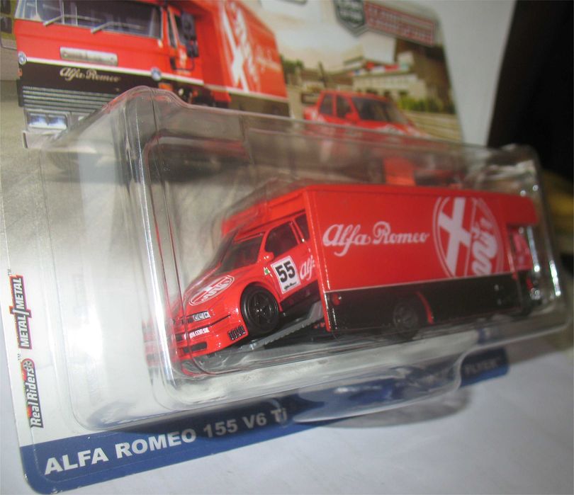 Hot Wheels - Alfa Romeo 155 V6 TI + Fleet Flyer - Team transport (53)