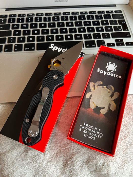 Spyderco Para 3 Black nóż