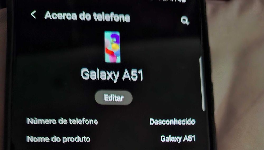 Samsung a51 usado poucas vezes