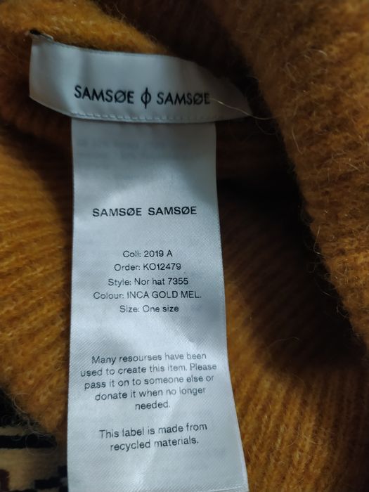 Samsoe шапка альпака