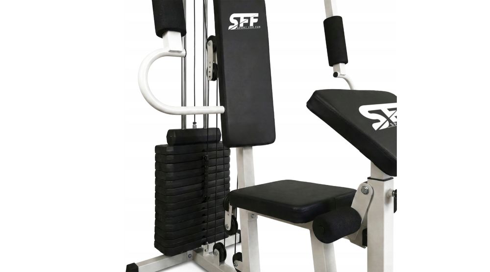 Atlas Treningowy 90KG Wyciag Gorny Dolny Lawka Modlitewnik
